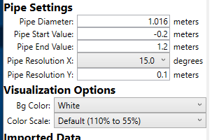 Export settings